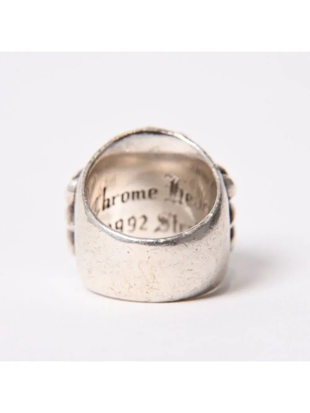 Chrome Hearts Keeper Ring 925 Sterling Silver